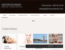 Tablet Screenshot of doctorochandio.com